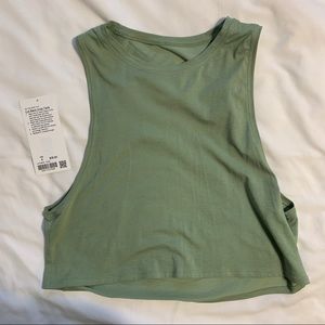 Lululemon Cut Back Crop Tank